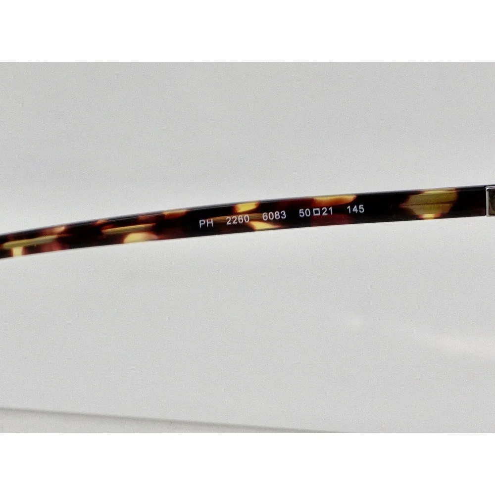 Polo Ralph Lauren Eyeglasses Unisex 50-21-145 Shiny Milky Yellow Havana - New